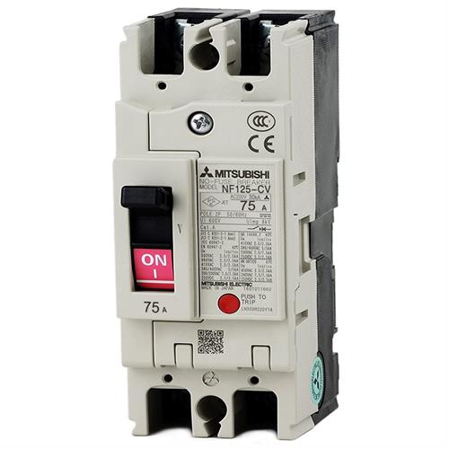 MCCB MITSUBISHI 2P 75A 30kA ( NF125-CV )